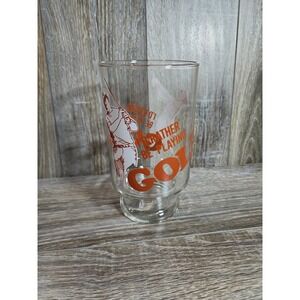 VINTAGE I'd Rather be Playing Golf BAR GLASS‎ 6 3/4" by 3 3/4"